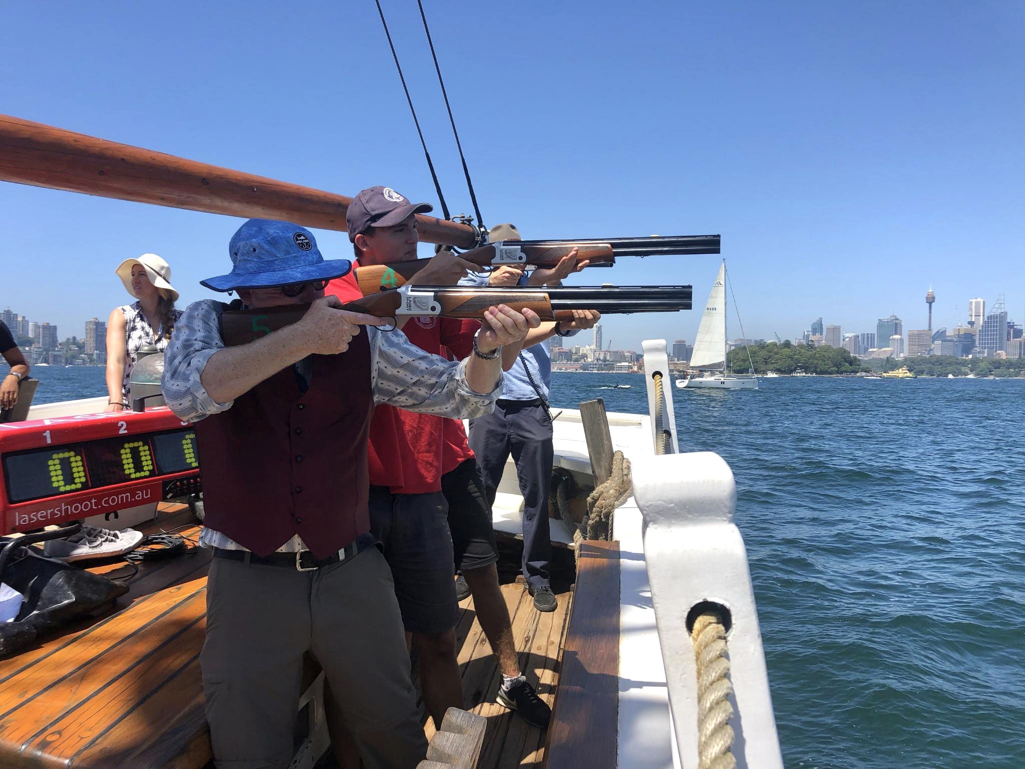 laser shoot on charter